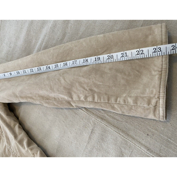 For Joseph Fortune Jacket Womens Medium Beige Corduroy Sherpa Lined Y2K Coat - Picture 16 of 16